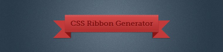 CSS Ribbon Generator
