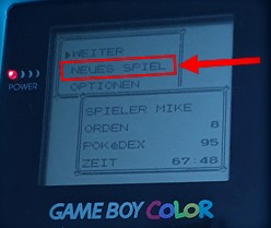 Game Boy Color (GB / GBC) Spiel überschreiben