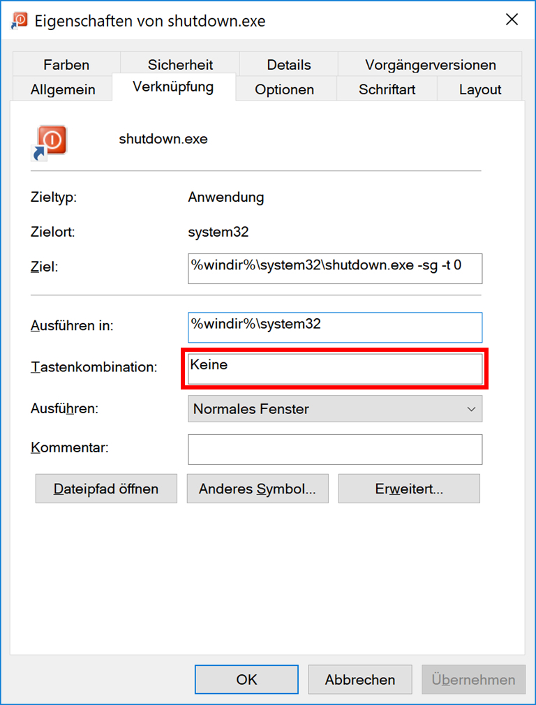 Windows 10 richtig herunterfahren (ohne Schnellstart)