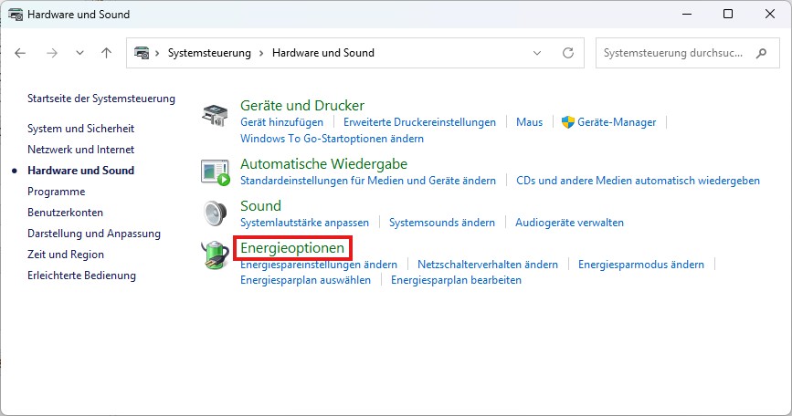 Energieoptionen Energieoptionen