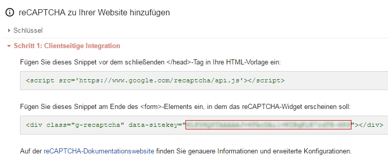 PHP Kontaktformular mit Google reCaptcha Spamschutz einrichten